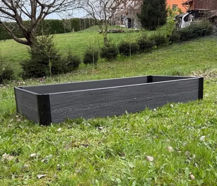 WPC visoka greda – 30 cm GRAFIT