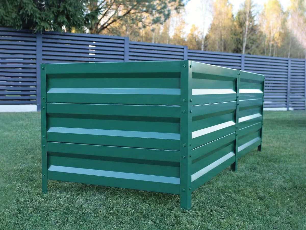 Polimerna visoka greda – 60 cm ZELENA