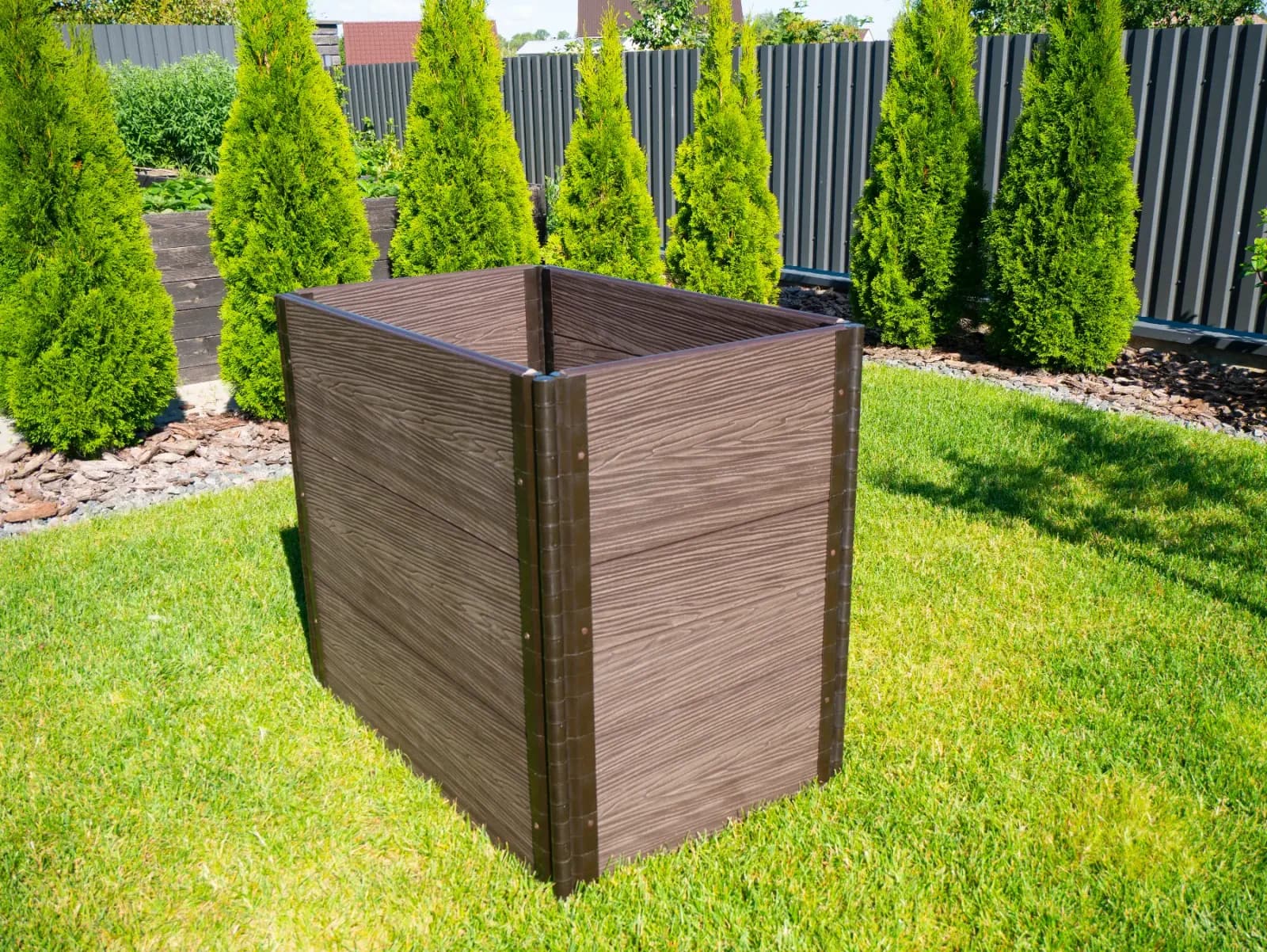 WPC visoka greda – 90 cm RJAVA