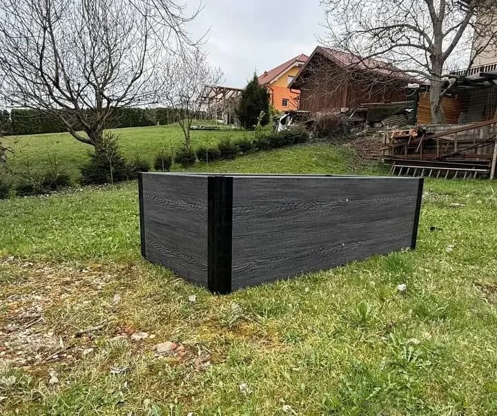 WPC visoka greda – 60 cm GRAFIT