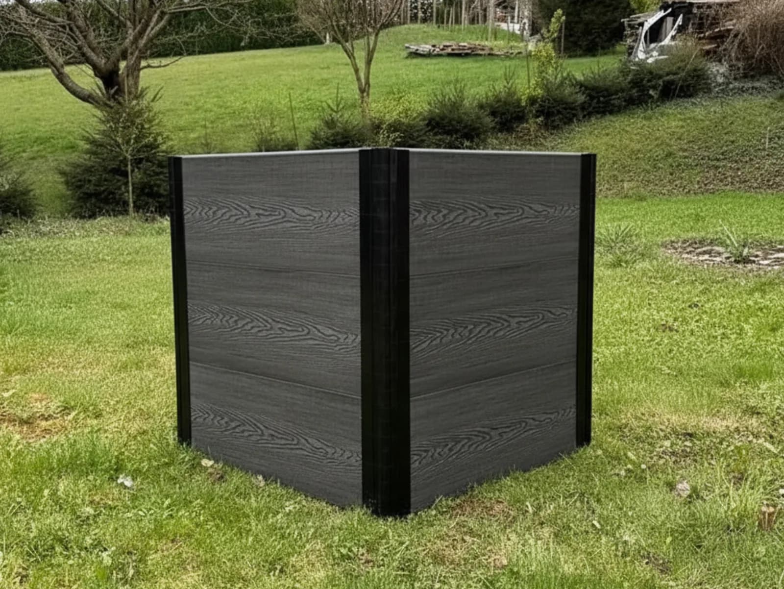 WPC visoka greda – 90 cm GRAFIT